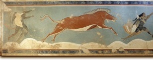 ancient Greek art Bull Leaping Knossos style